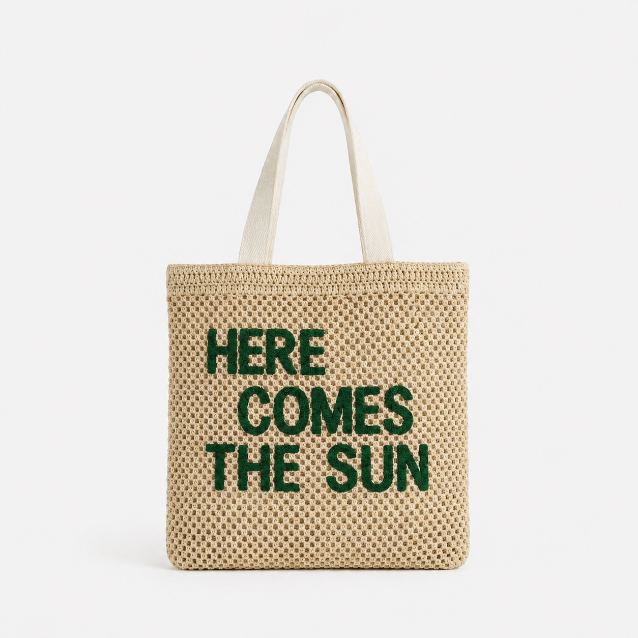 Here Comes The Sun Woven Tote Bag