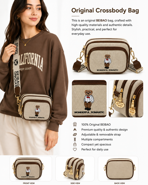 BEIBAO Teddy Crossbody 🧸