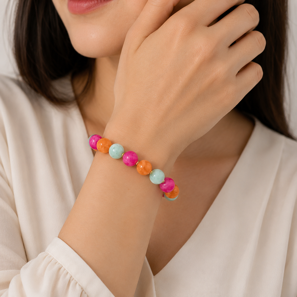 Glossy Amber Bracelet