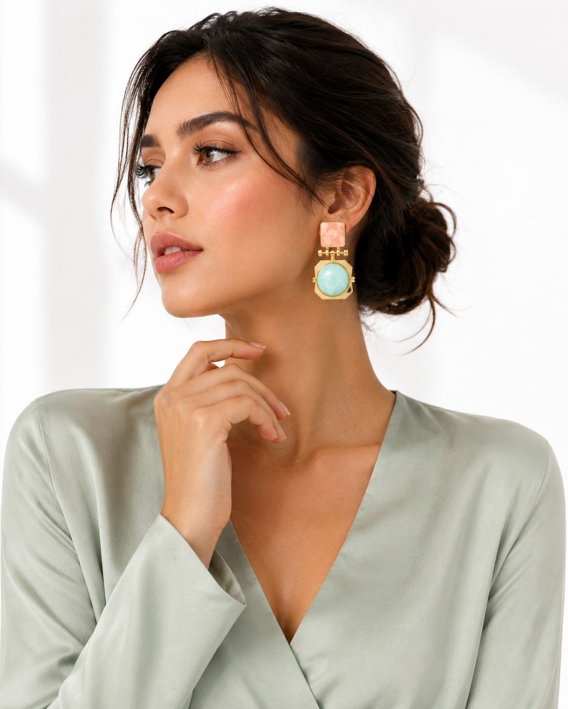 Geometric Statement Earrings