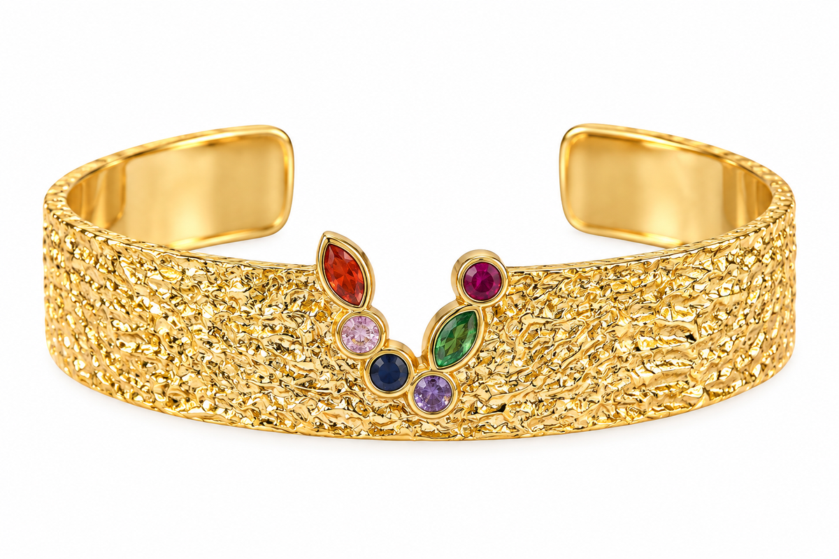 Golden Gem Cuff ✨💎