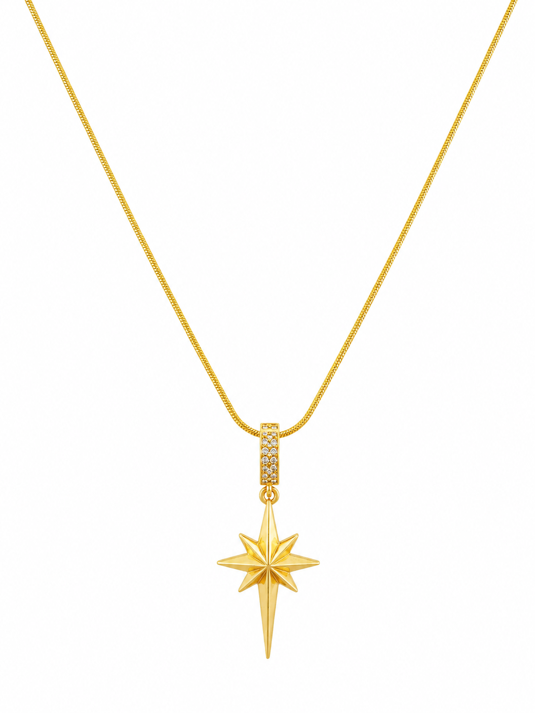 Gold Star Pendant Necklace