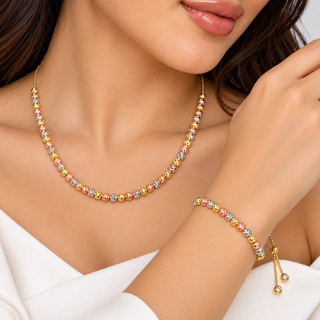 Elegant Tri-Tone Set ✨