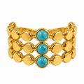 Turquoise Trio Ring 💙