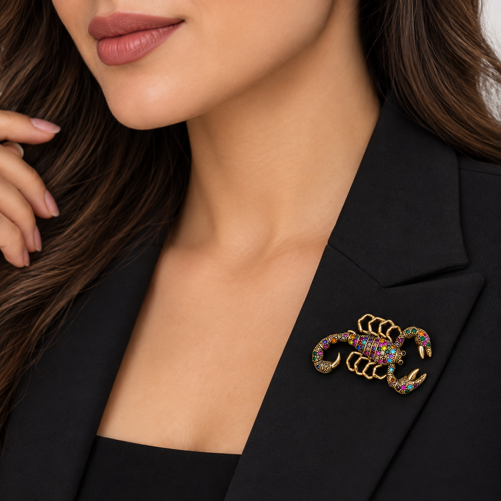 Scorpion Glam Brooch 🦂