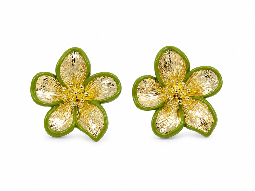 Floral Statement Earrings