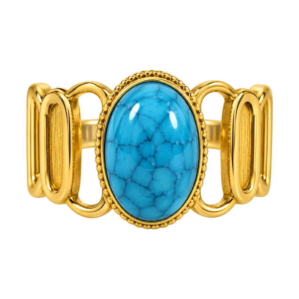 Azure Elegance Ring