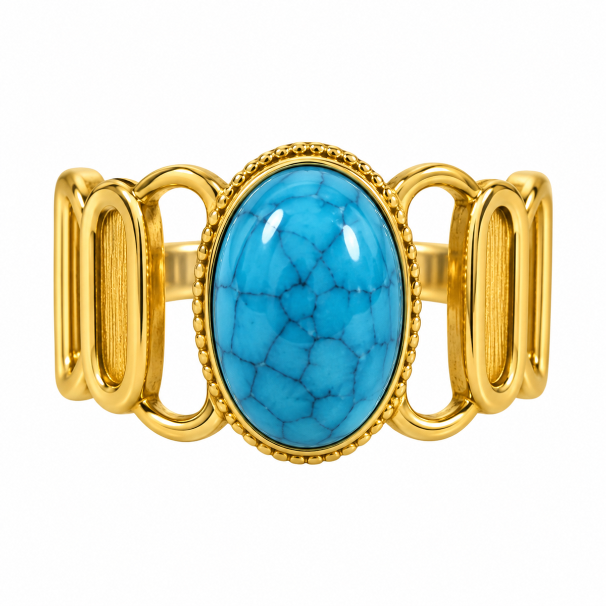 Azure Elegance Ring