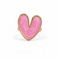 Pink Gold Heart Ring