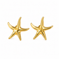 Golden Starfish Earrings