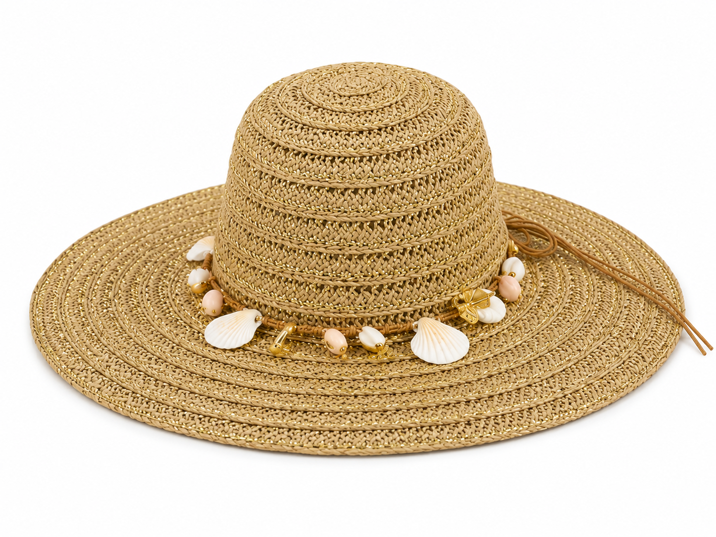 Handwoven Straw Beach Tote Bag