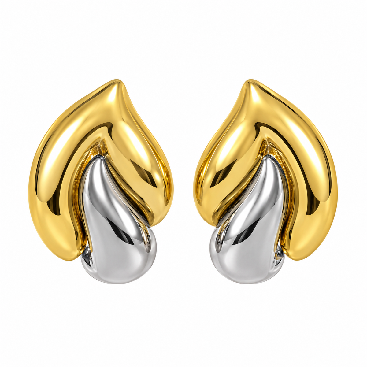 Golden Silver Teardrop ✨