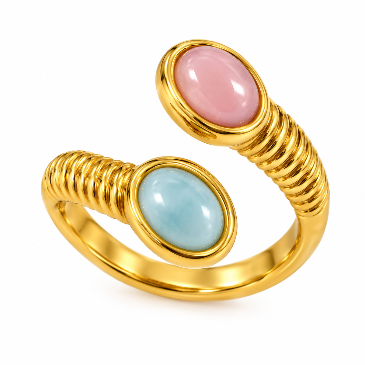 Pink & Aqua Duo Ring 💗🩵
