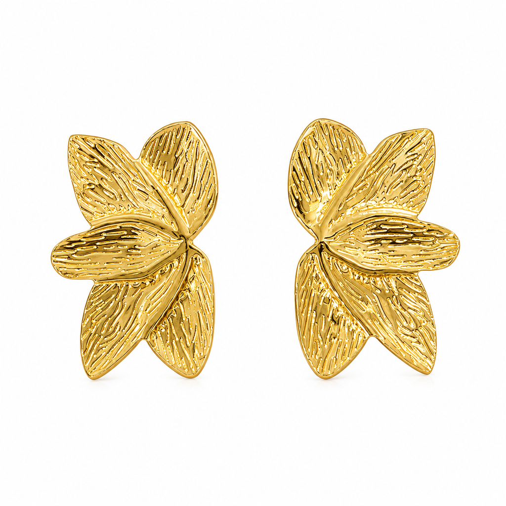 Golden Butterfly Earrings