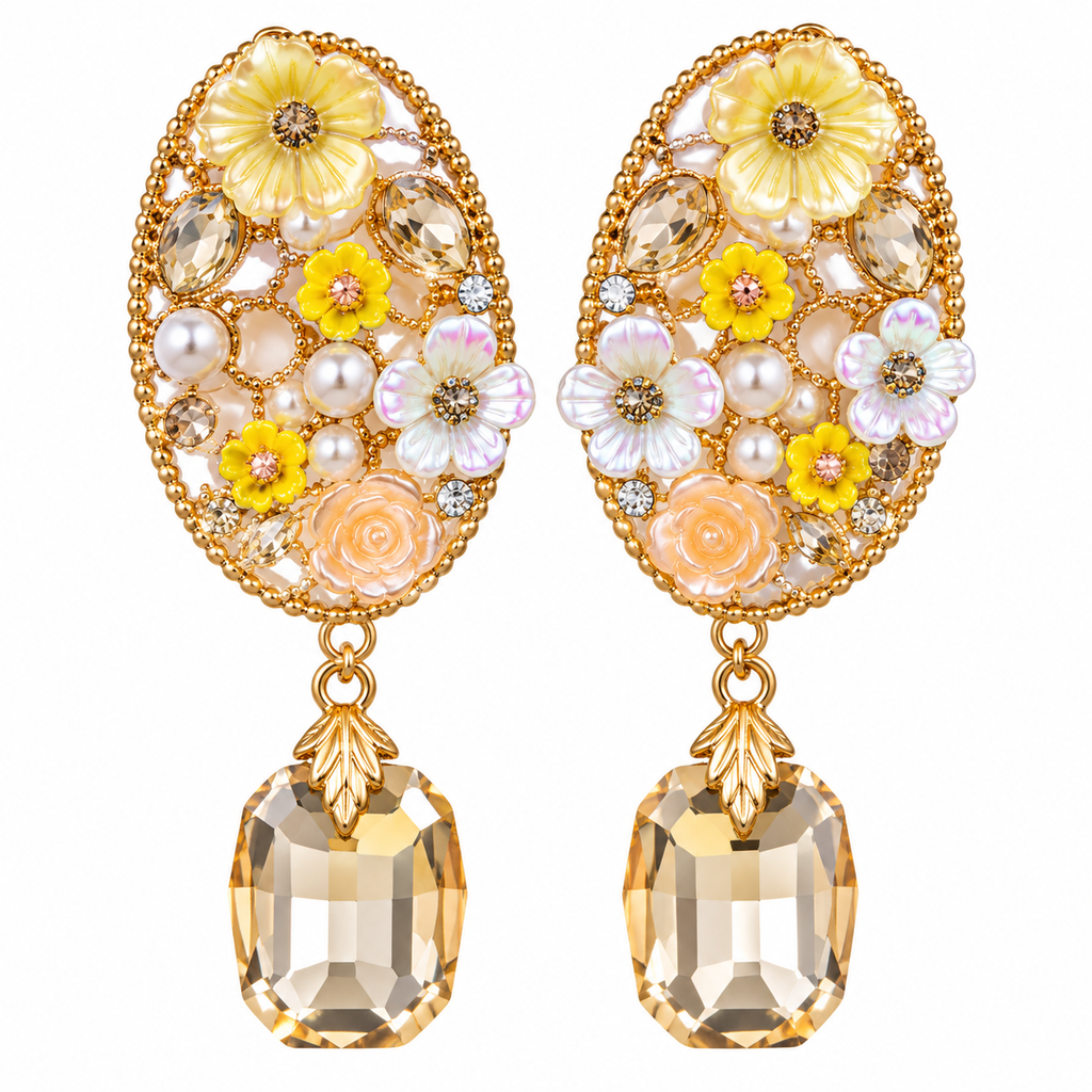 Golden Garden Earrings ✨