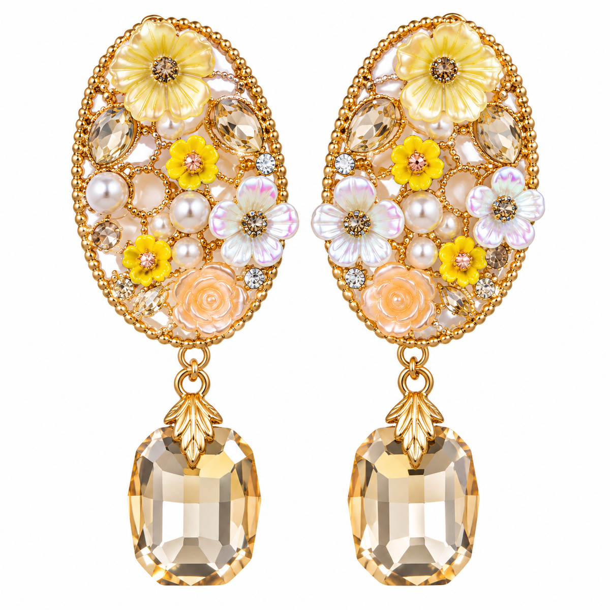 Golden Garden Earrings ✨