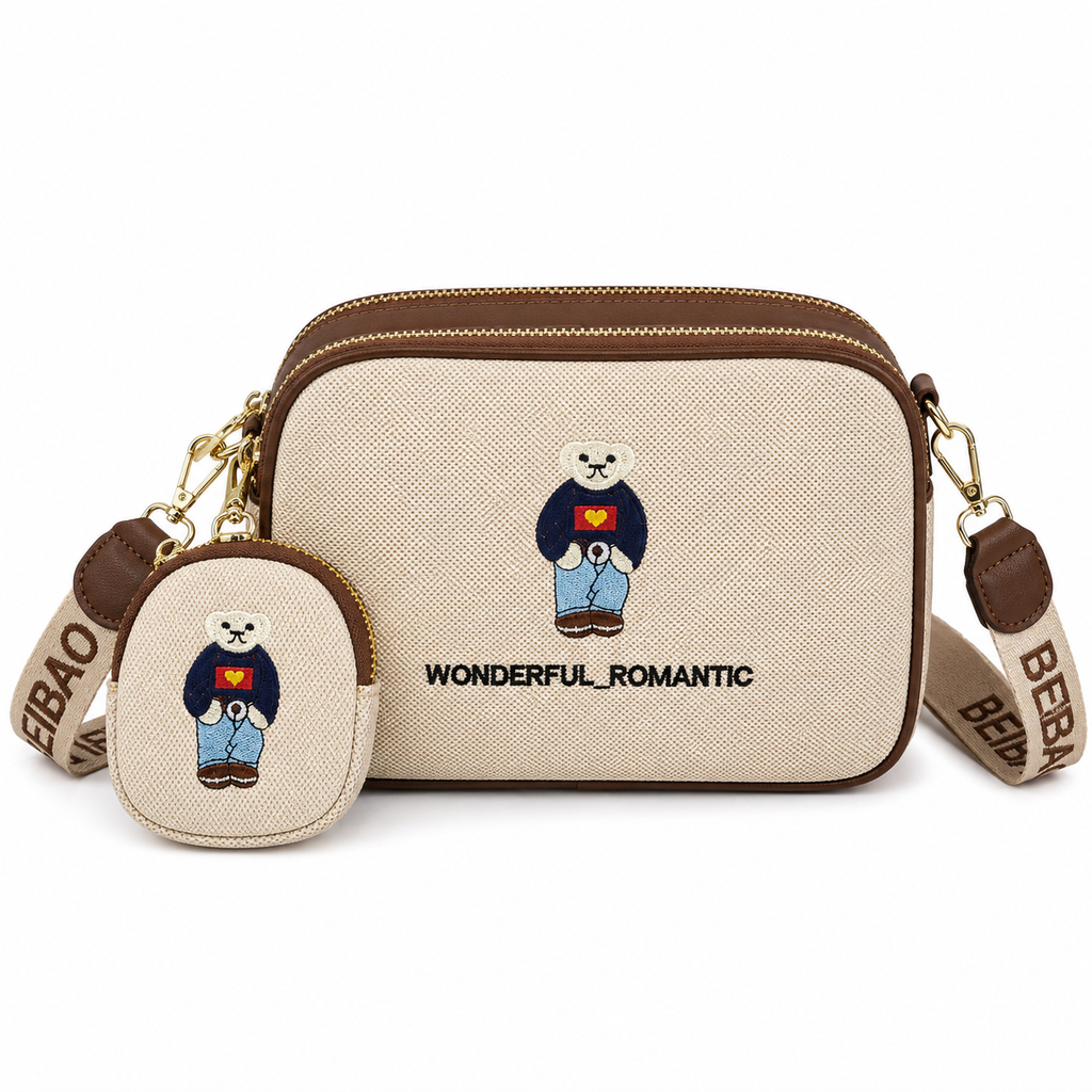 BEIBAO Teddy Crossbody 🧸💙
