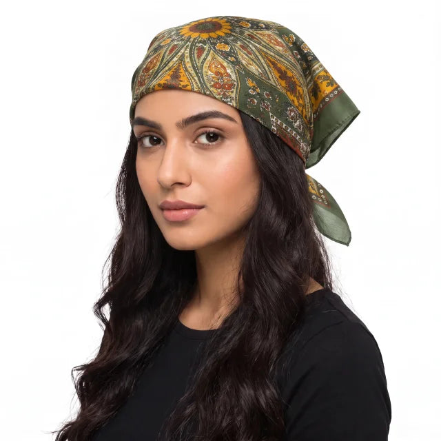 Silk Head Scarf