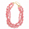 Pink Layered Beads ‏