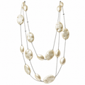 Ivory Pearl Cascade Necklace ✨