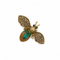 Emerald Bee Brooch 🐝