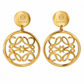 Golden Filigree Statement Earrings ✨