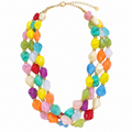 Rainbow Gemstone Statement Necklace ✨