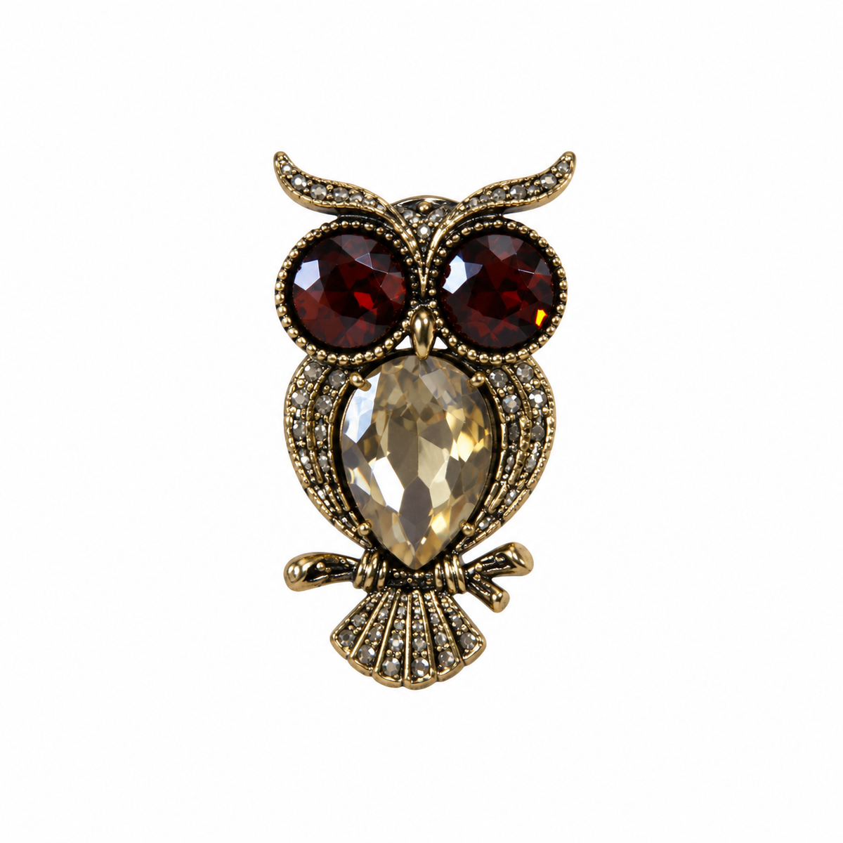Elegant Owl Brooch 🦉✨