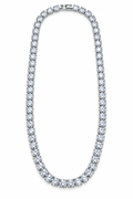 Round Crystal Tennis Necklace ✨