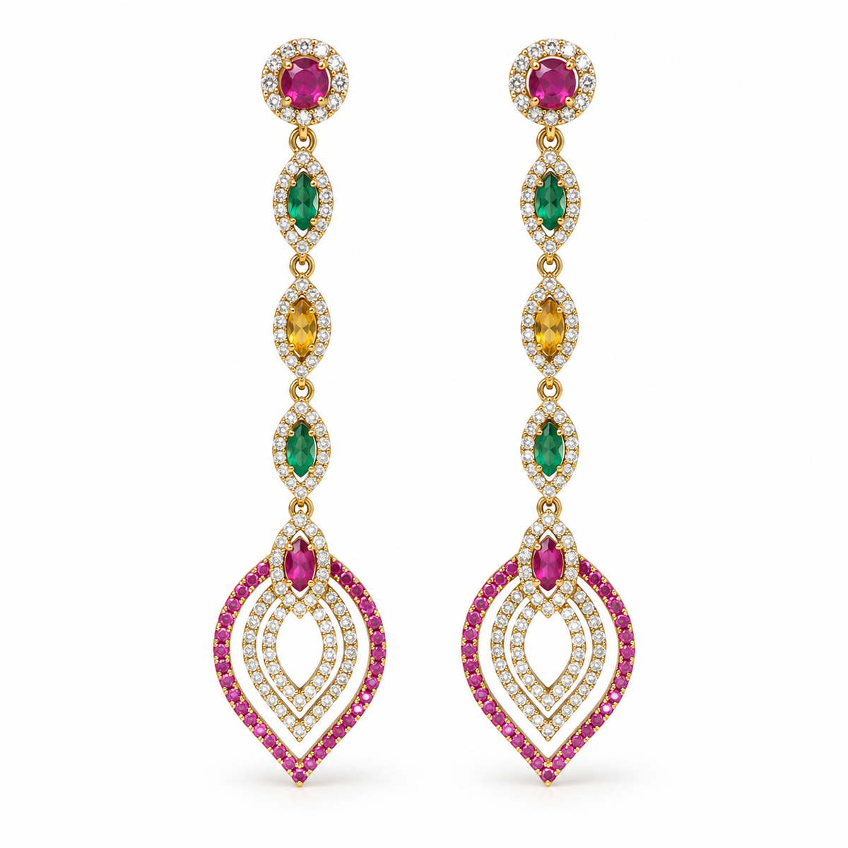 Royal Multicolor Chandelier