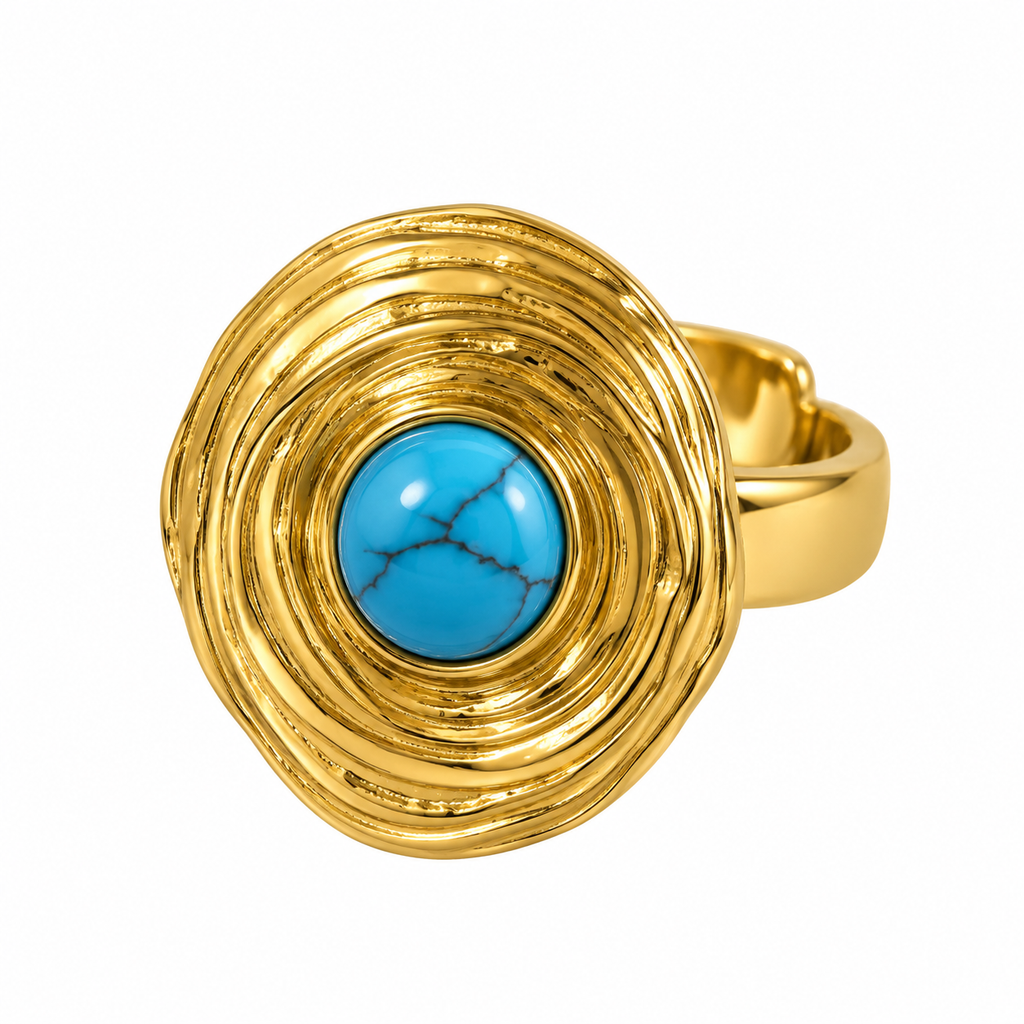 Turquoise Halo Ring 💙