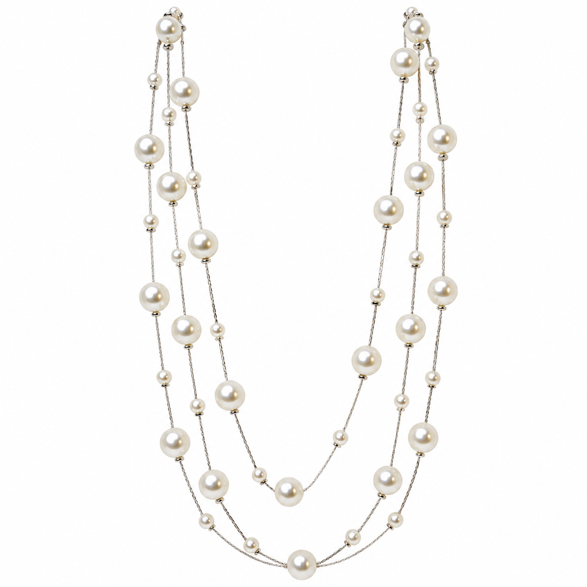 Pearl Cascade Necklace ✨