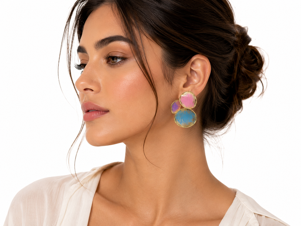 Abstract Statement Earrings