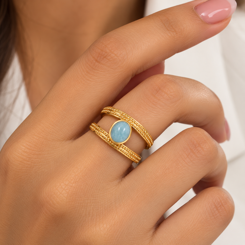 Azure Glow Ring 💙