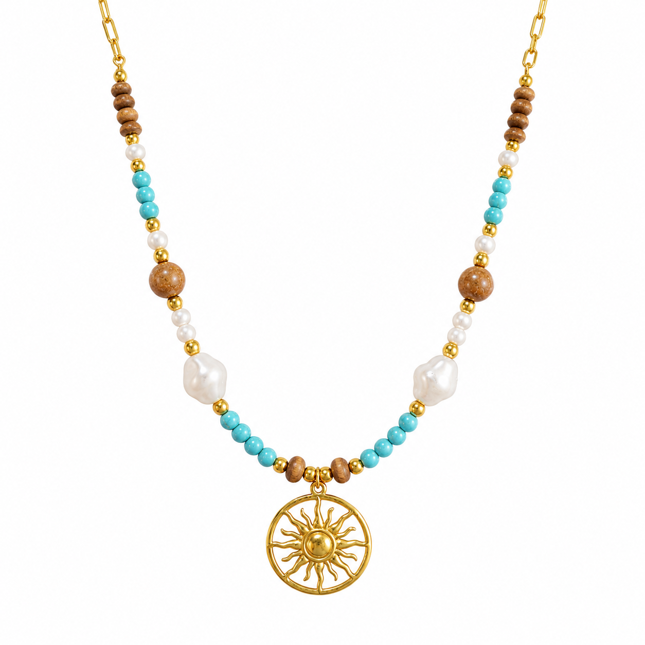 Sun Pendant Necklace