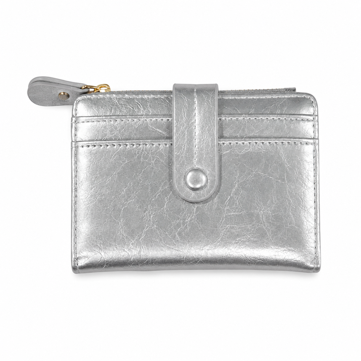 Silver Metallic Wallet