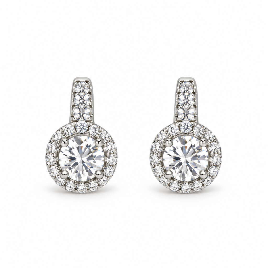 Crystal Halo Earrings ✨