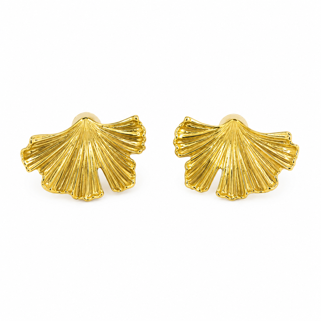 Golden Starfish Earrings