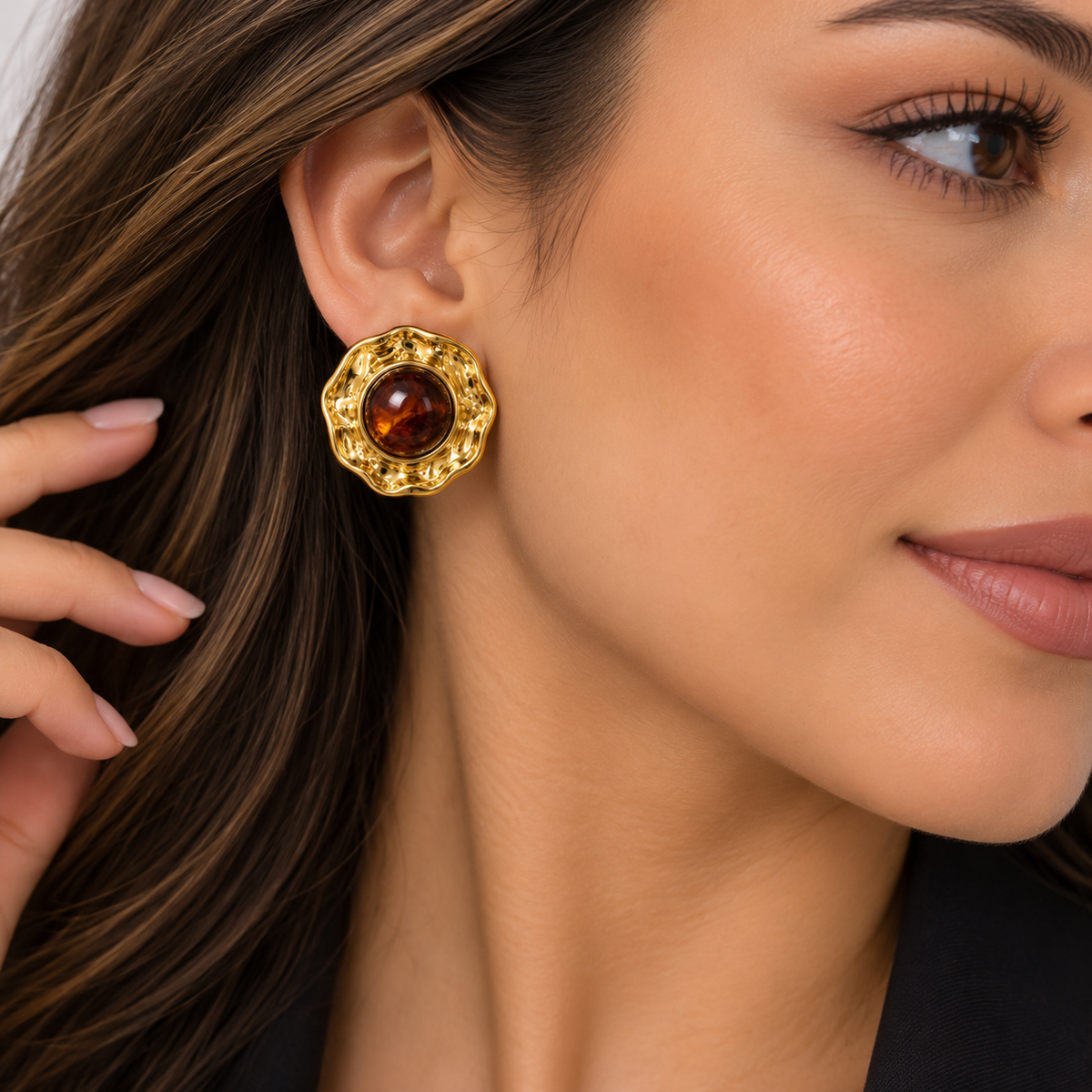 Amber Bloom Earrings ✨🧡