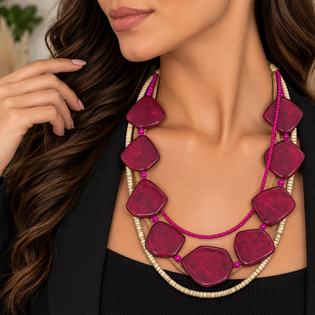 Berry Glam Necklace ✨