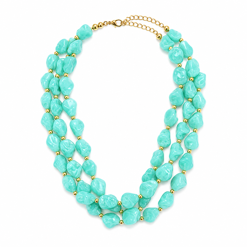 Turquoise Layered Beads