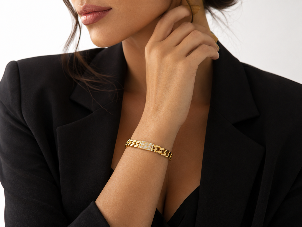 Luxury Gold Cuban Link Bracelet