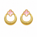 Pink Clover Hoops