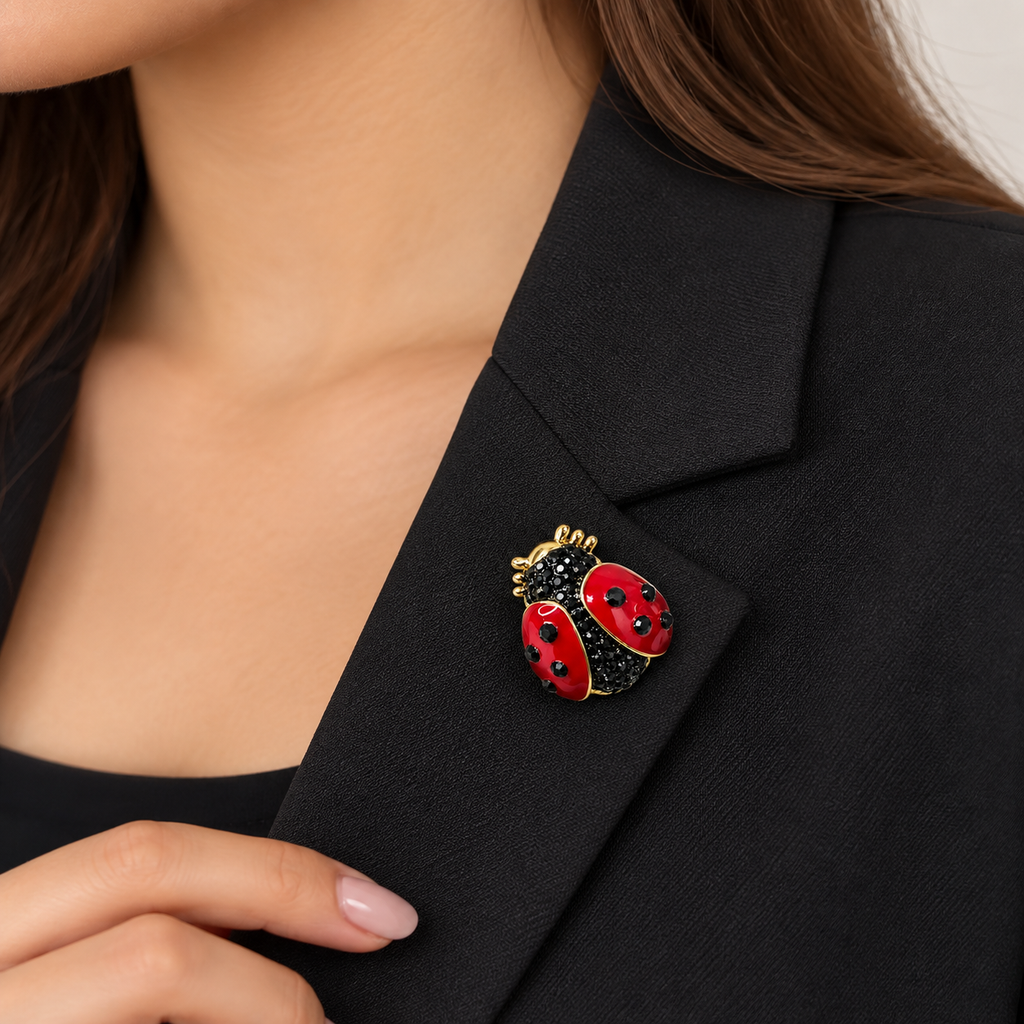 Ladybug Brooch 🐞✨