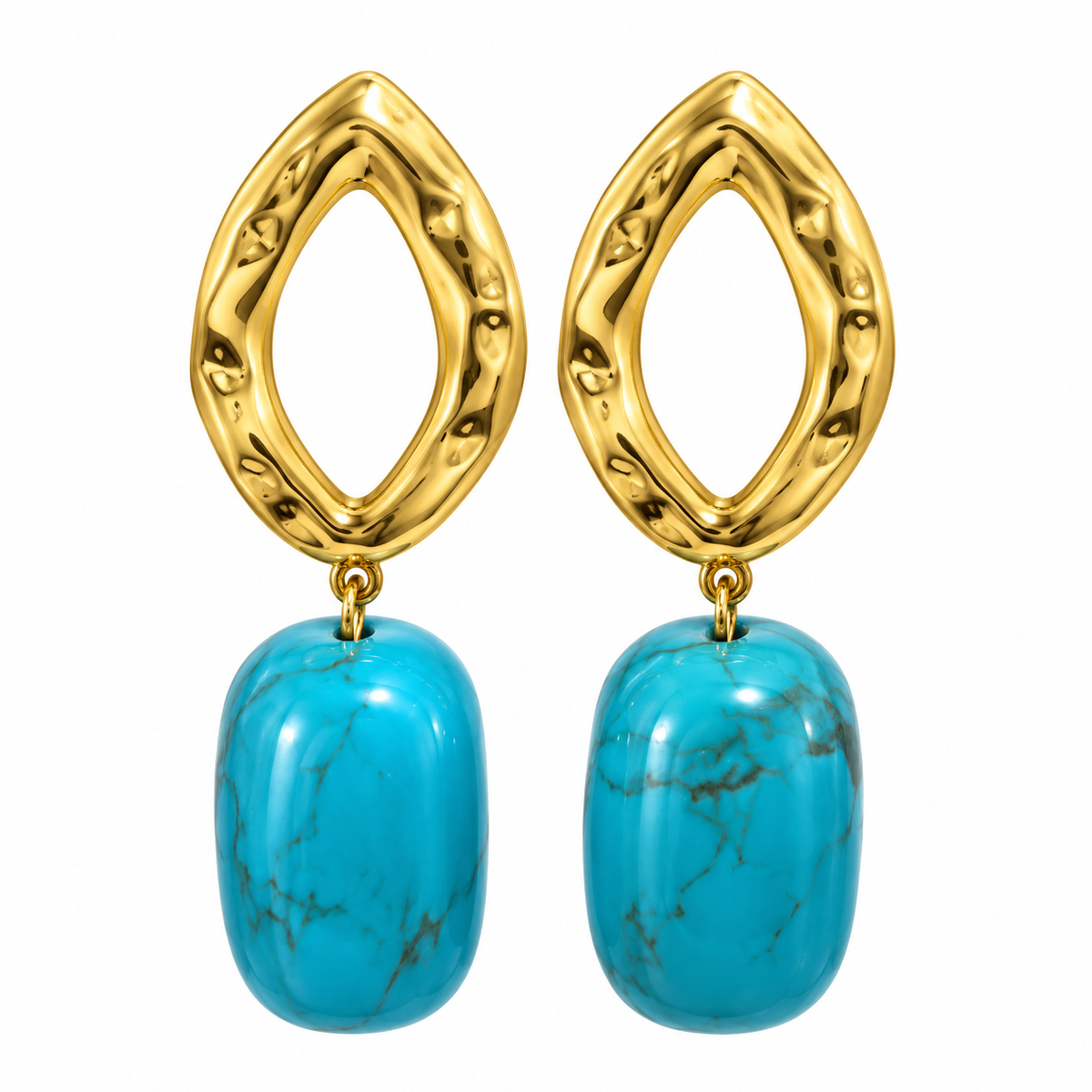 Turquoise Gold Drop ✨