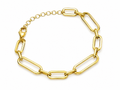 Gold Paperclip Chain Bracelet