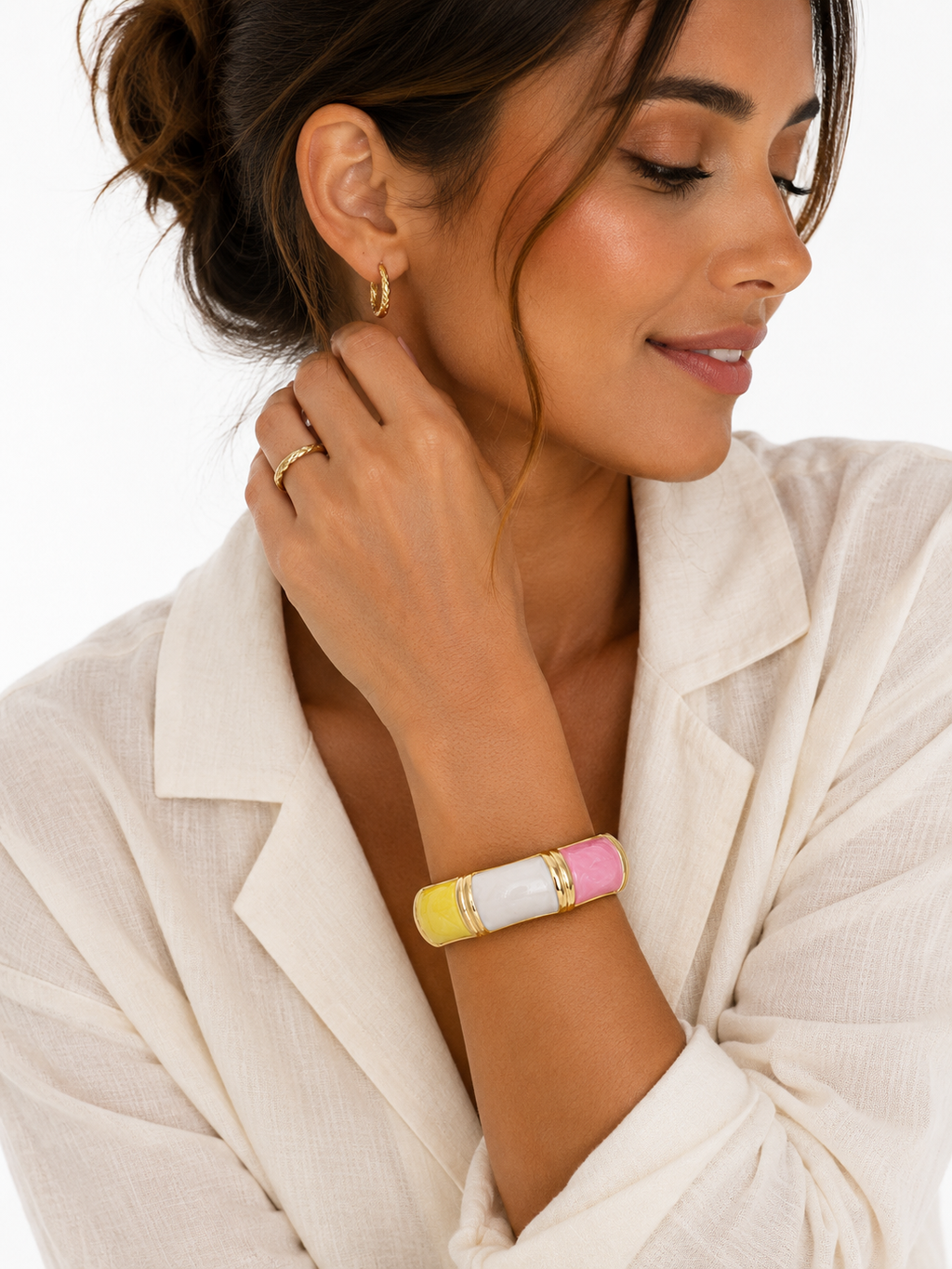 Pastel Enamel Bangle