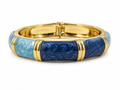 Blue Enamel Bangle