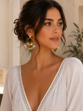 statement chandelier earrings