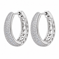 Silver Spark Hoops ✨